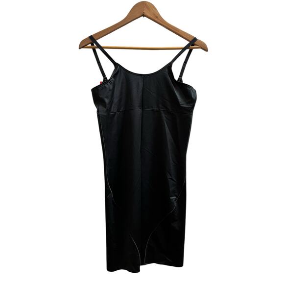 Spanx New Smart Grip Open Bust Full Slip Black Size XL Style 10178 Shapewear - Picture 4 of 12